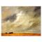 Designart - Desert Farmhouse Under Cloudy Sky in Washington I - Farmhouse Canvas Wall Art Print